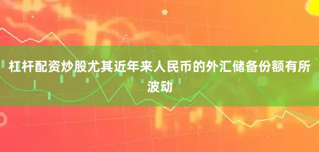 杠杆配资炒股尤其近年来人民币的外汇储备份额有所波动