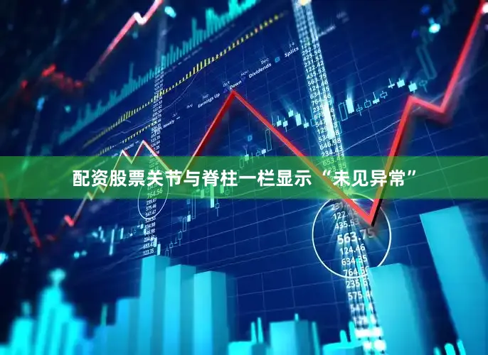 配资股票关节与脊柱一栏显示 “未见异常”